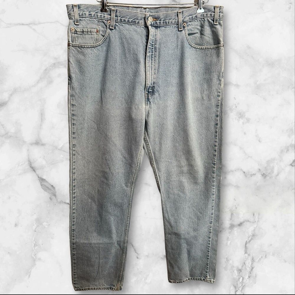 Levis 505 Jeans Men Size 42X30 (40x33) Denim Regular Fit Straight Leg‎ Vintage